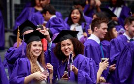 Canadian Prime Minister Justin Trudeau Gives Commencement Address At NYU