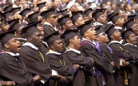 Morehouse College Students at Commencement 