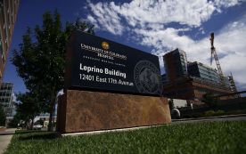 One of the medical buildings is seen on the University 