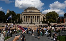 Pro-Palestinian Activists Protest Across New York City On First Anniversary 