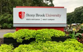 Stony Brook University Main Entrance West Campus sign