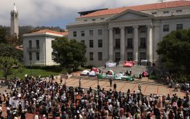 UC Berkeley Students Hold Rally In Support Of Gaza
