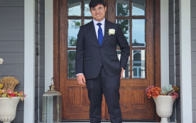 Mukhammad Aziz Umurzokov Getting Ready for Prom